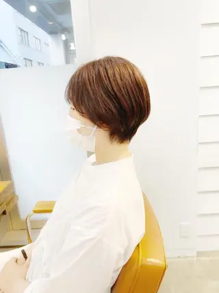 ショート newline銀座所属・👑銀座ショート/ 絶壁補正/金子涼👑のヘアスタイル