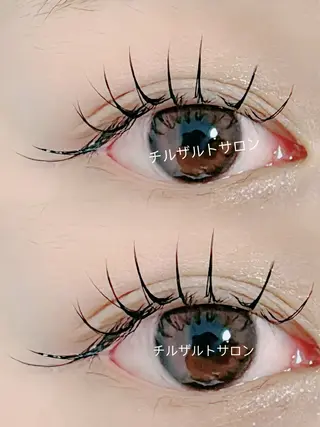 マツエク・マツパ あや🥑 チルザルトサロンのマツエク・マツパデザイン