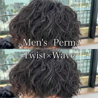 メンズ 白髪ぼかし/白髪 メッシュ/ゆうとのヘアスタイル