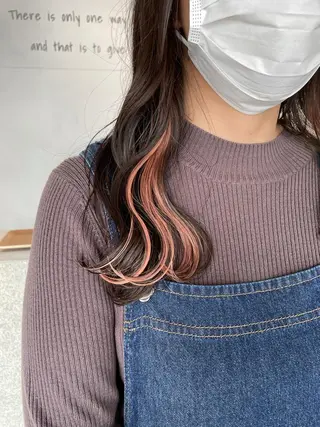 セミロング king高槻店所属・椙本健太 シールエクステのヘアスタイル