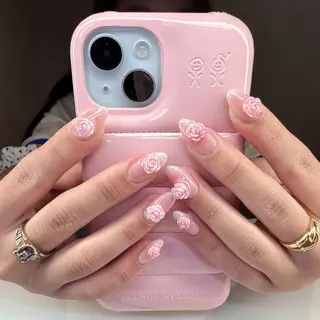 ネイル RIEKO🍒 ワンホン♡推しネイルのネイルデザイン