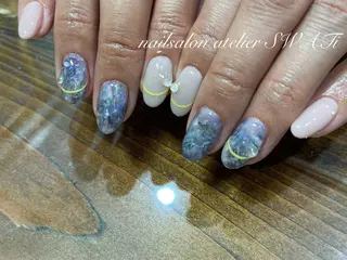 ネイル ヘアーサロン大野所属・nailsalon SWATiのネイルデザイン