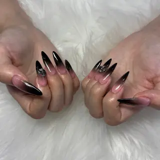 ネイル hami🎀うかん 🎀チップ長さ出しのネイルデザイン