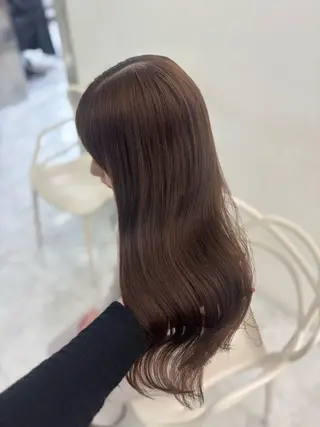 カラー 韓国風暗髪ヘア🤍 🫧MIREIのヘアスタイル