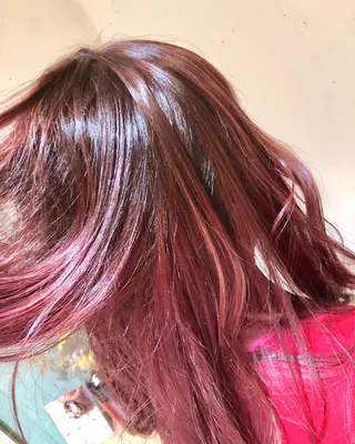 ミディアム カラー パーマ ヘアアレンジ 【ツヤ髪美容師】 ツダケイスケのヘアスタイル