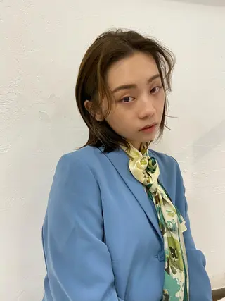 ミディアム パーマ メンズ/ダブルカラー /パーマ/来栖慧💈のヘアスタイル