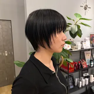 ショート 暖色/ボブ/吉岡美音 GIEN NU茶屋町のヘアスタイル