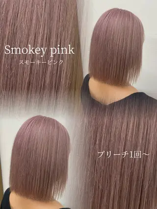 ミディアム 銀座/前髪顔まわり/ 透明感カラー/danのヘアスタイル