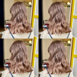 ミディアム カラー 大人可愛い透明感🌟 小顔・韓国髪🌟野中のヘアスタイル