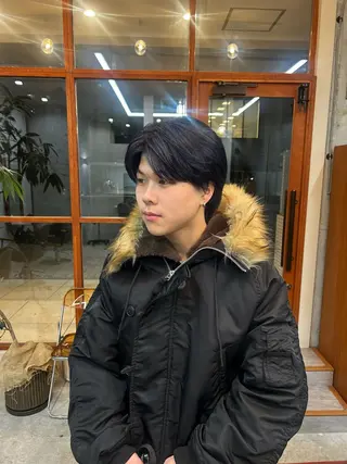 ショート カラー メンズ カット・ブリーチ/ ふわあいりのヘアスタイル