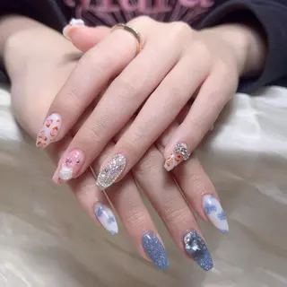 ネイル 🎀Pink ピンク🎀のネイルデザイン