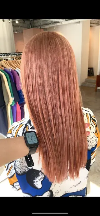 ロング カラー LATTE  渋谷所属・♡レイヤーカット れお♡のヘアスタイル