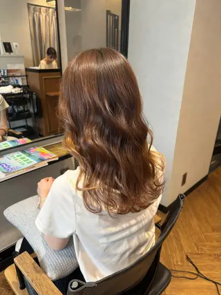 セミロング Rena/メンズヘア /ワンホンヘアのヘアスタイル