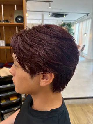 ショート カラー 山脇 郁叶のヘアスタイル