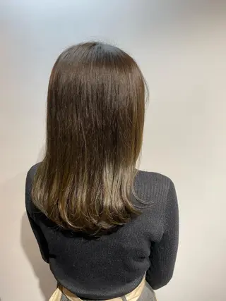 セミロング カラー 🫧縮毛矯正🫧ai hara🫧表参道のヘアスタイル