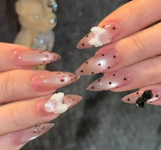 ネイル By moonネイル 🌷ワンホン/韓国風のネイルデザイン