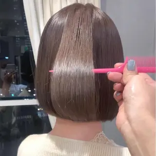 ショート カラー ヘアアレンジ 代表🎀 ふわモテ愛 され髪🩷yumiのヘアスタイル