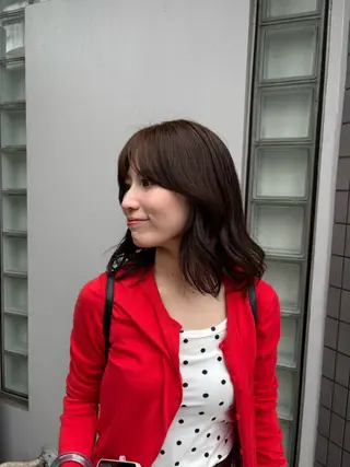 カラー BUSH所属・BUSH なかじませりなのヘアスタイル