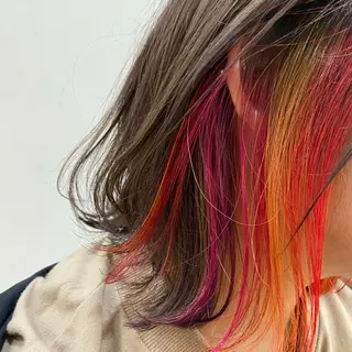 ミディアム カラー 栗田 大輝のヘアスタイル