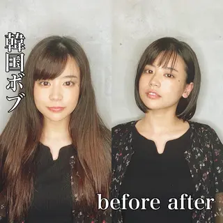 ショート カラー 韓国×髪質改善💊 似合わせ/武田涼のヘアスタイル