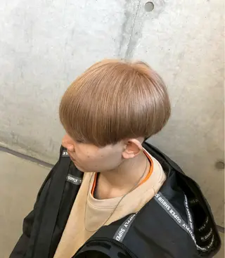 ショート カラー パーマ メンズ 因幡 颯のヘアスタイル