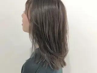ミディアム カラー パーマ ヘアアレンジ ネイル マツエク・マツパ 川野 彩海のヘアスタイル