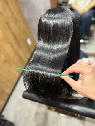 セミロング Nidomi所属・Nidomi縮毛矯正 /髪質改善　嶋村涼亮のヘアスタイル