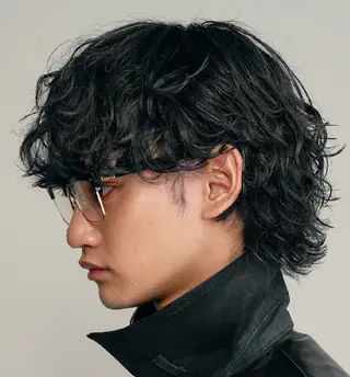 パーマ メンズ 仙台フェザーパーマ/ fifth/遠藤楓雅のヘアスタイル