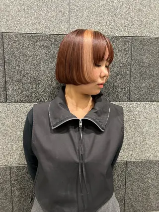ミディアム morio コトミのヘアスタイル