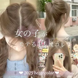 ロング カラー ハイトーンレイヤー 🦋🌷Shuriのヘアスタイル