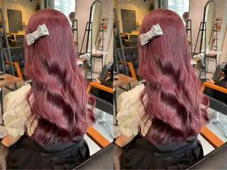 ロング カラー Rinka🌷🩶 艶カラー🫧まつパのマツエク・マツパデザイン