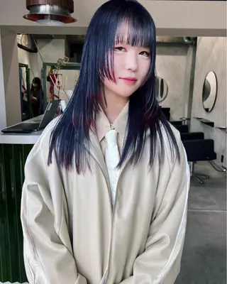 ロング カラー ナチュラル・ハイトー ン🏆HINOKIのヘアスタイル