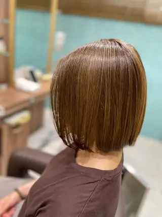 ミディアム カラー 💎大人ハイライト 💎上杉一也💎のヘアスタイル