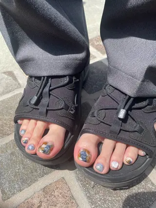 ネイル 甲府市徳行 🧸prunelleのネイルデザイン