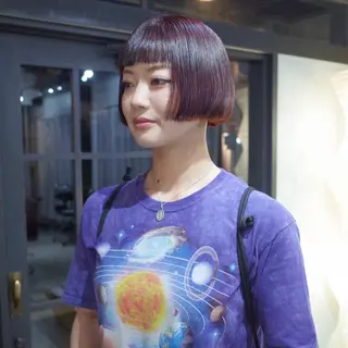 ショート fon所属・カラーモデル fon▶山田 悠華のヘアスタイル