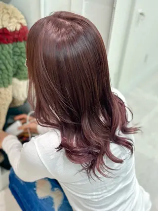 ロング カラー 🤍透明感カラー🤍 Moeのヘアスタイル