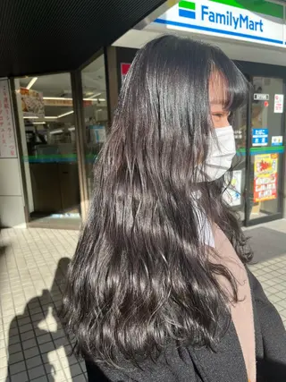 ロング カラー 💖デザインカラー/ タダ ハナカ💖のヘアスタイル