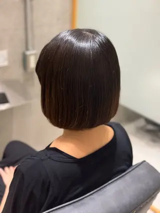 ミディアム 黒島優香🦋 /縮毛矯正/髪質改善のヘアスタイル