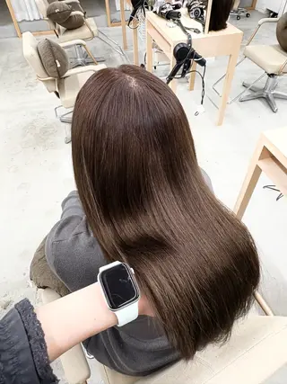 セミロング ♡表参道/透明感 カラー/AOI🪽♡のヘアスタイル