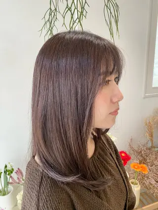 ミディアム 🪻花屋併設🪻秀島 有紀のヘアスタイル