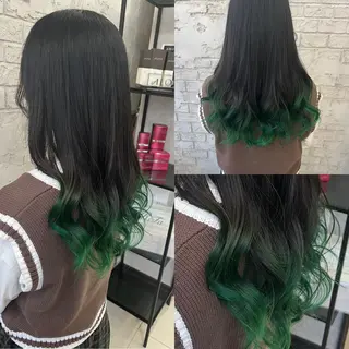 ロング カラー エクステ＆艶カラー 🎀YURINA🎀のヘアスタイル