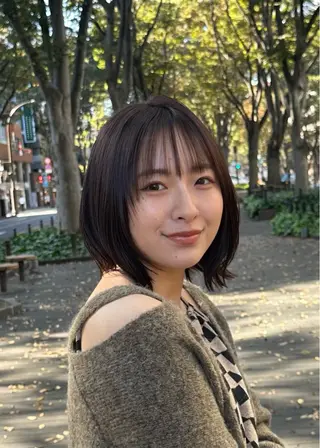 ミディアム 🎀似合わせカット/ ボブ/佐瀬千枝🎀のヘアスタイル