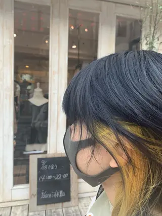 ショート カラー パーマ ヘアアレンジ メンズ ネイル Sia中野新橋 『JUNYA』のヘアスタイル