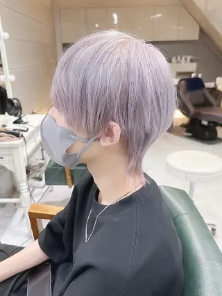 ショート カラー ヘアアレンジ メンズ 𝐑𝐈𝐍𝐊𝐀 🐣🩷のヘアスタイル