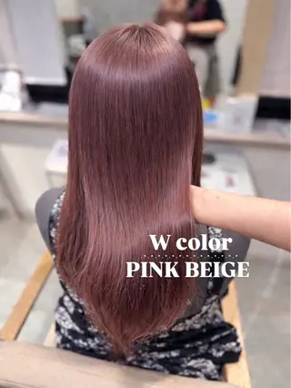 ロング カラー 梅田 / ハイトーン Shionのヘアスタイル