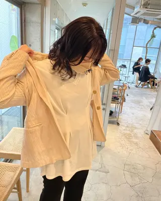 ミディアム カラー 🌿髪質改善🌿艶髪 透明感🌿karenのヘアスタイル