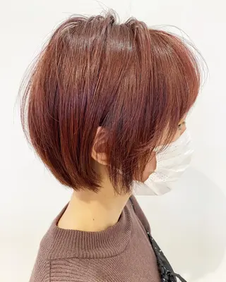 ショート カラー フラム所属・WATANABE MISAKIのヘアスタイル