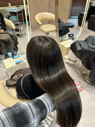 ミディアム カラー ✨髪質改善 縮毛矯正 艶髪 立川 コウキ✨のヘアスタイル