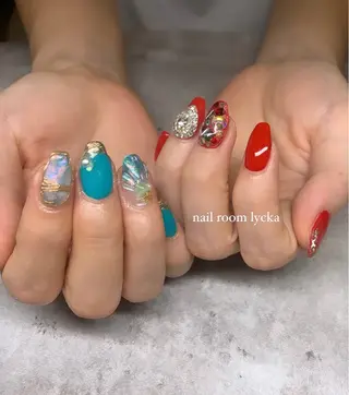 ネイル ﾈｲﾙﾙｰﾑﾘｯｶ 𝐦𝐚𝐲𝐮のネイルデザイン