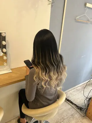 ロング 島木 琉矢のヘアスタイル